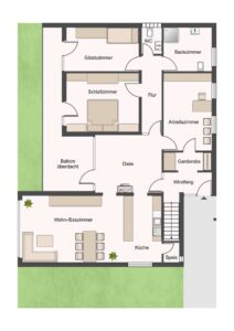 Grundriss Erdgeschoss