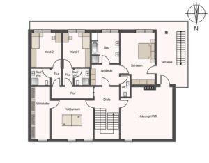 Grundriss Gartengeschoss