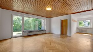 Wohnzimmer mit Essnische EG