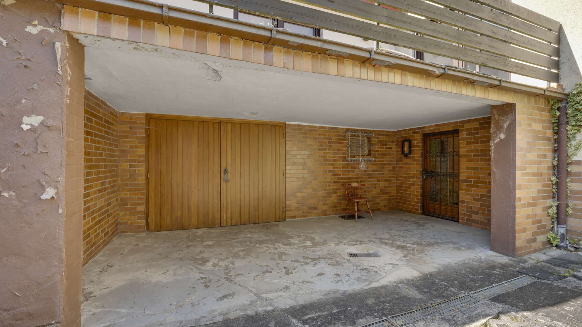 Garage außen