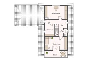 Grundriss Obergeschoss