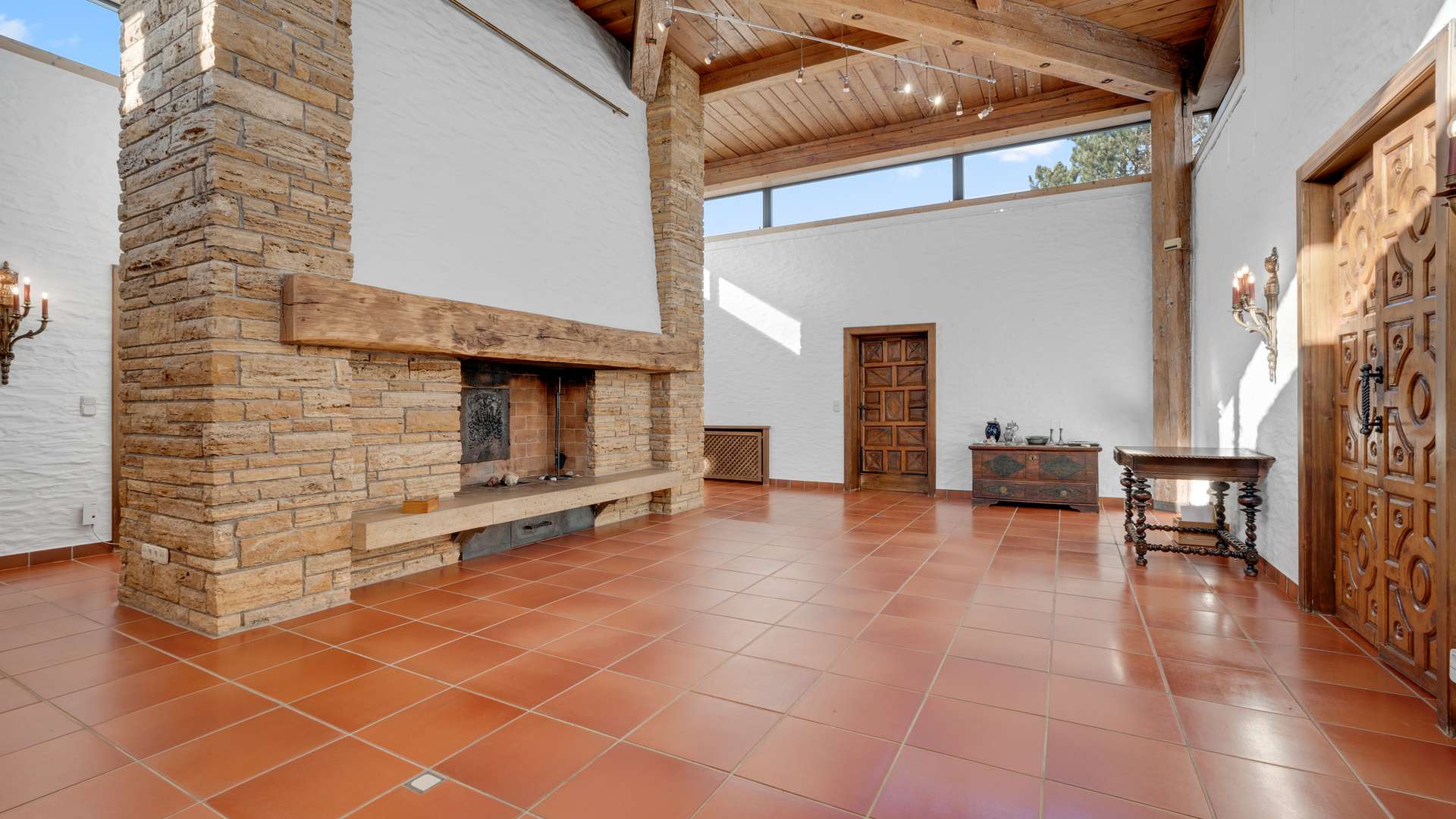 Empfangs- und Wohnhalle