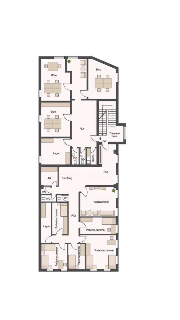 Grundriss Geschäftshaus OG