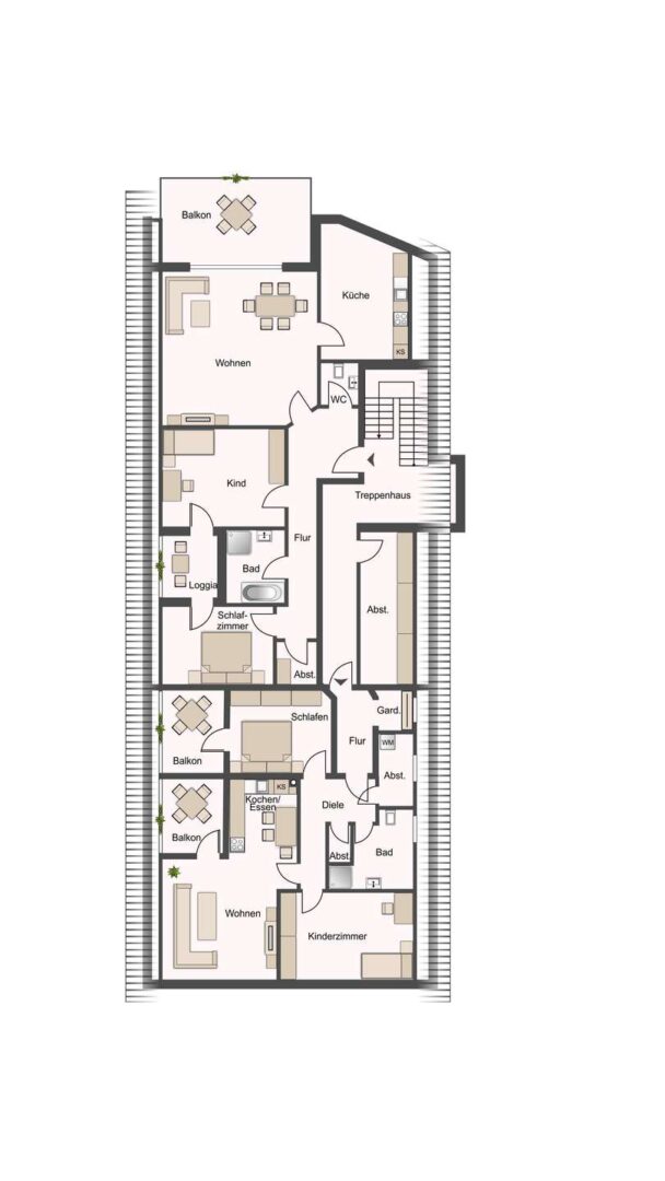 Grundriss Geschäftshaus DG