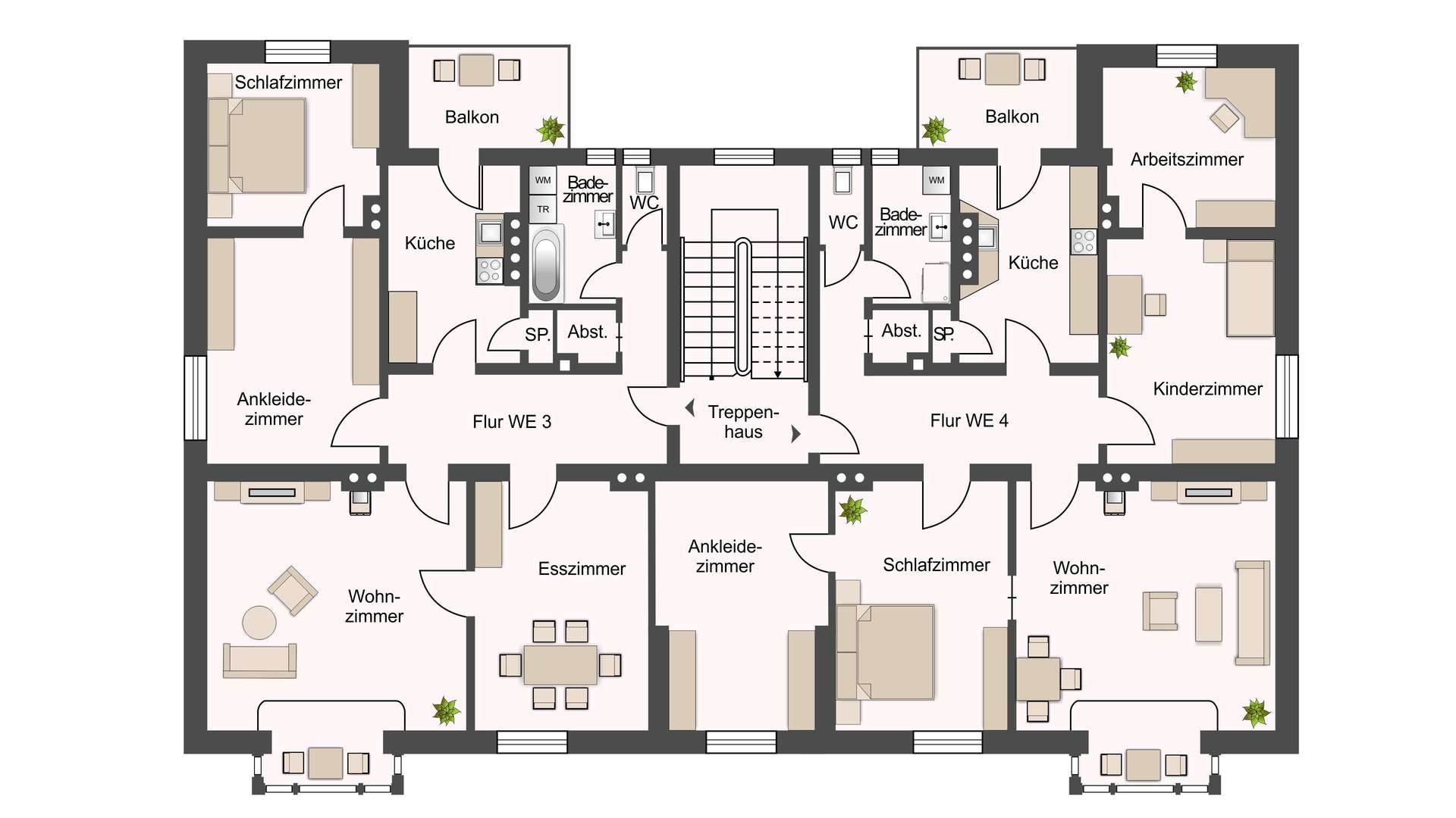 Grundriss 1. Obergeschoss