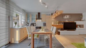 Wohn- und Esszimmer / Küche ELW UG