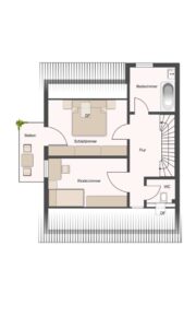 Grundriss Obergeschoss Nr. 19