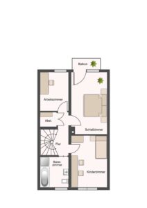 Grundriss Obergeschoss