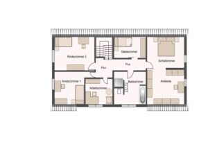 Grundriss Obergeschoss