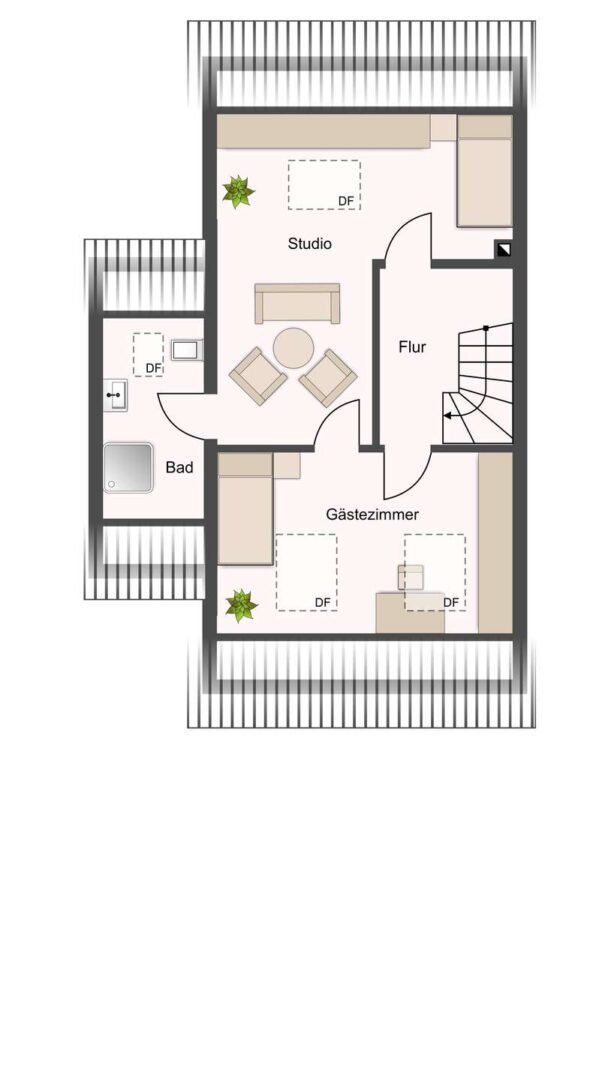 Grundriss Dachgeschoss
