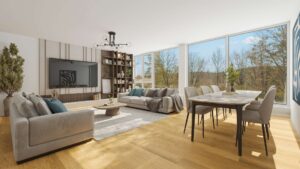 Wohnzimmer - Visualisierung