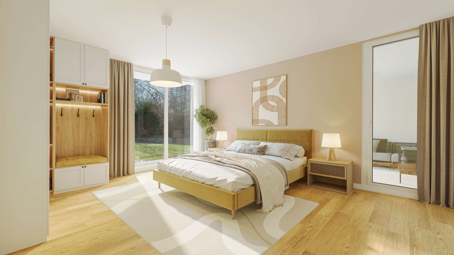 Schlafzimmer - Visualisierung