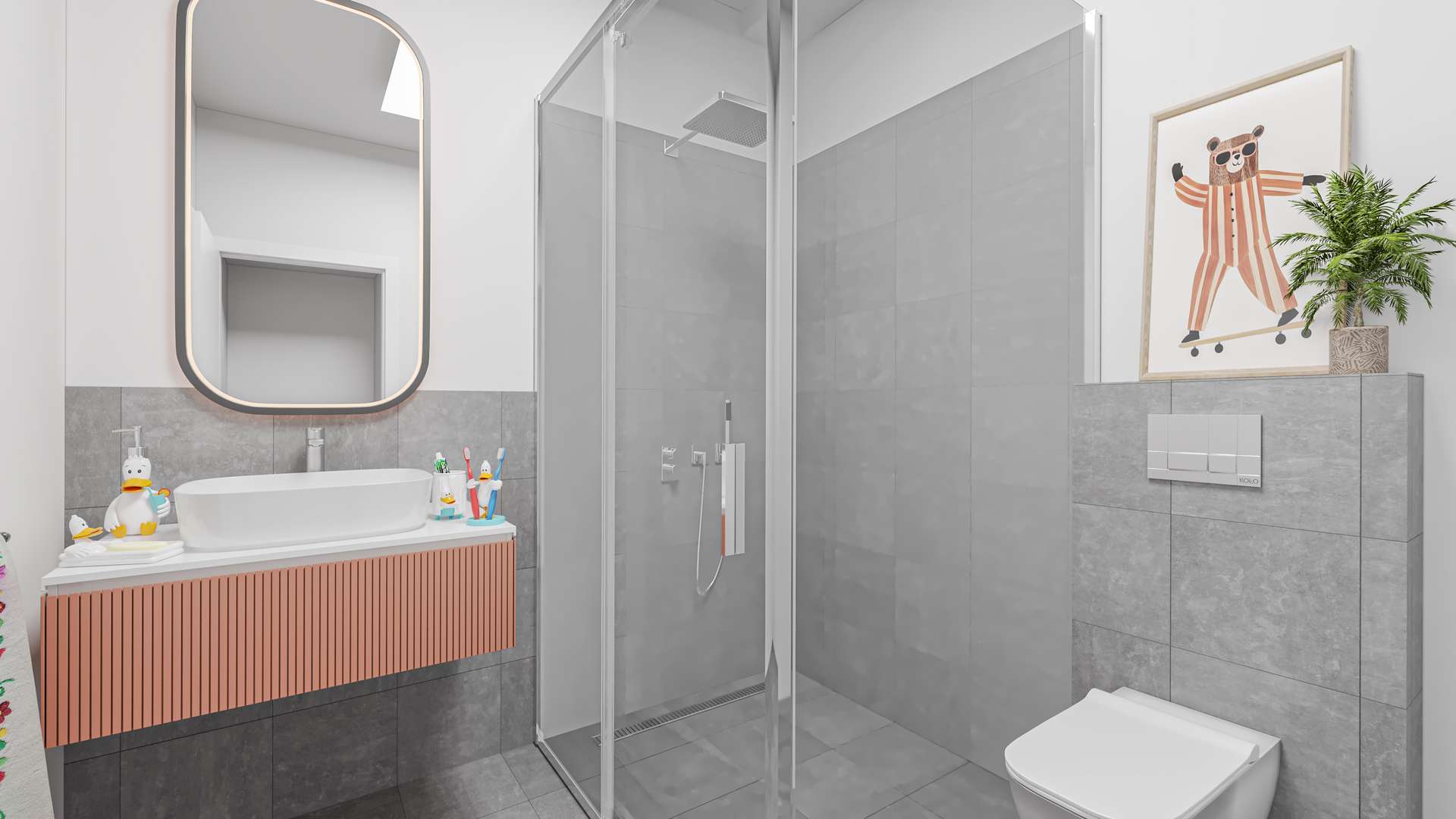 Badezimmer - Visualisierung