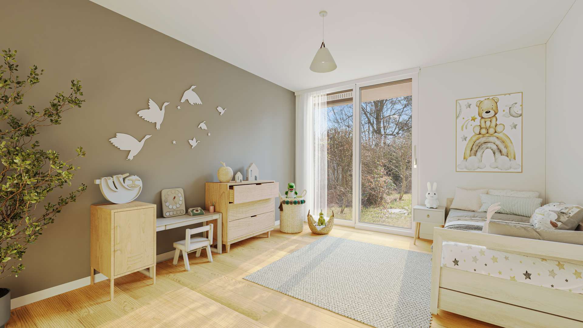 Kinderzimmer - Visualisierung