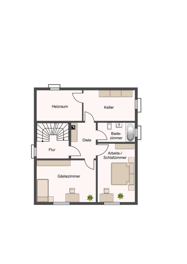 Grundriss Untergeschoss