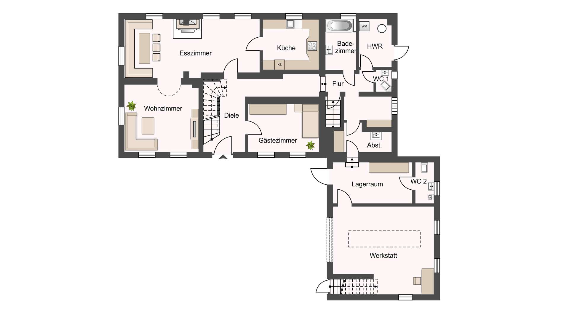 Grundriss Erdgeschoss