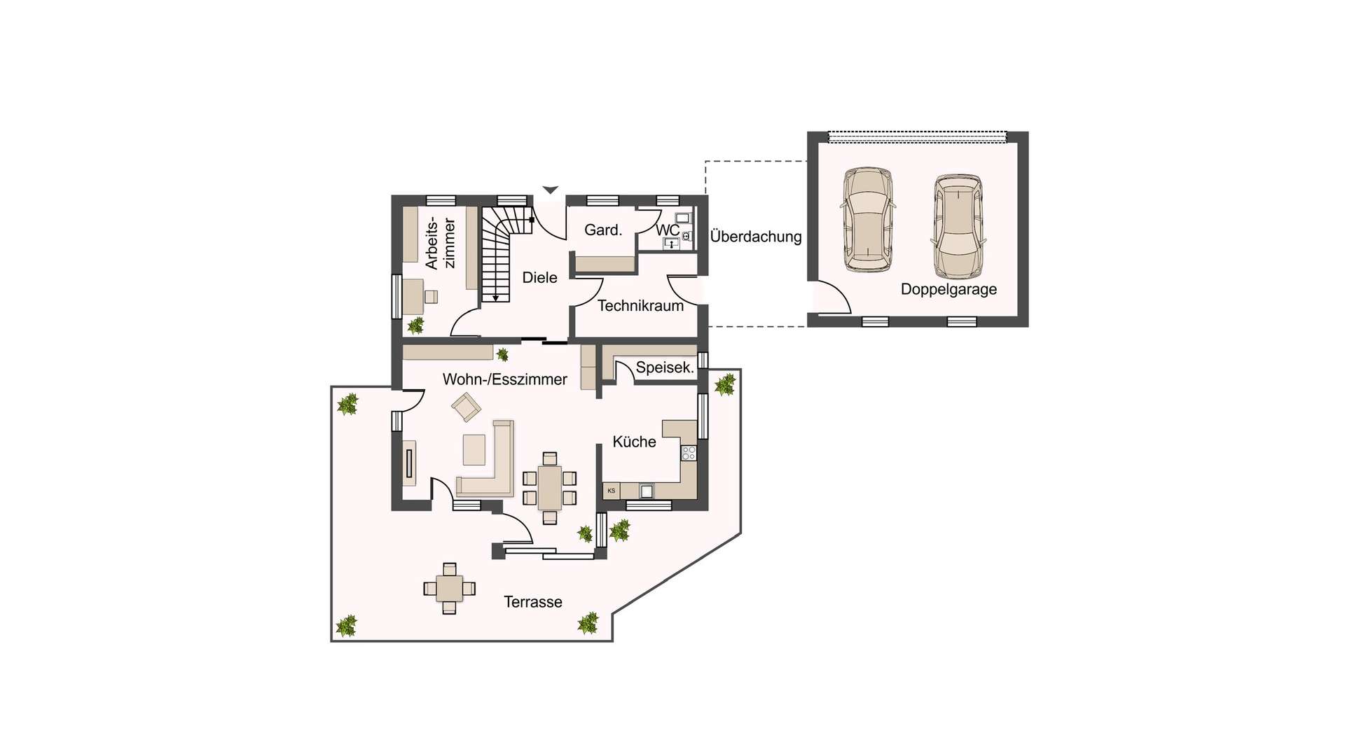 Grundriss Erdgeschoss