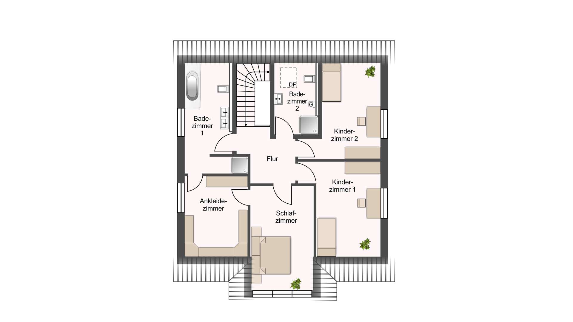 Grundriss Obergeschoss