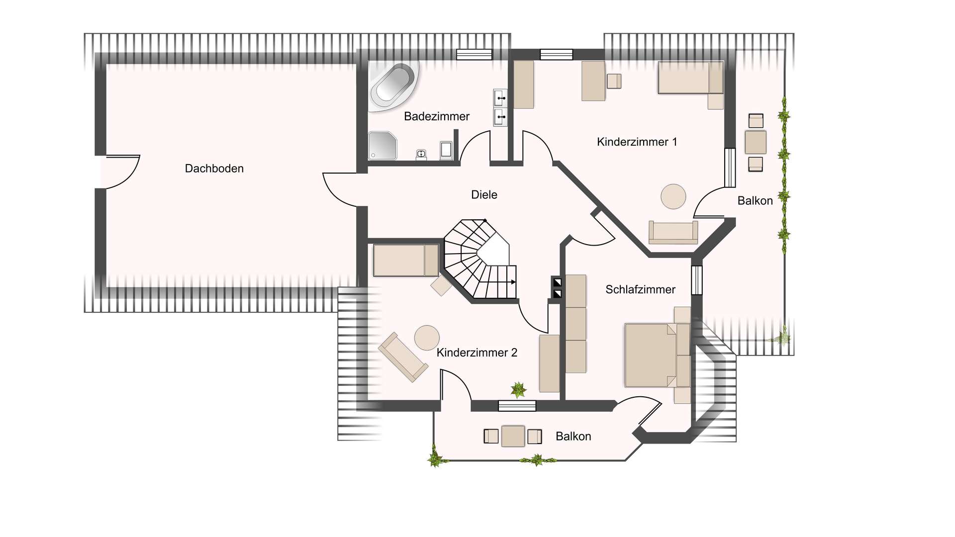 Grundriss Obergeschoss