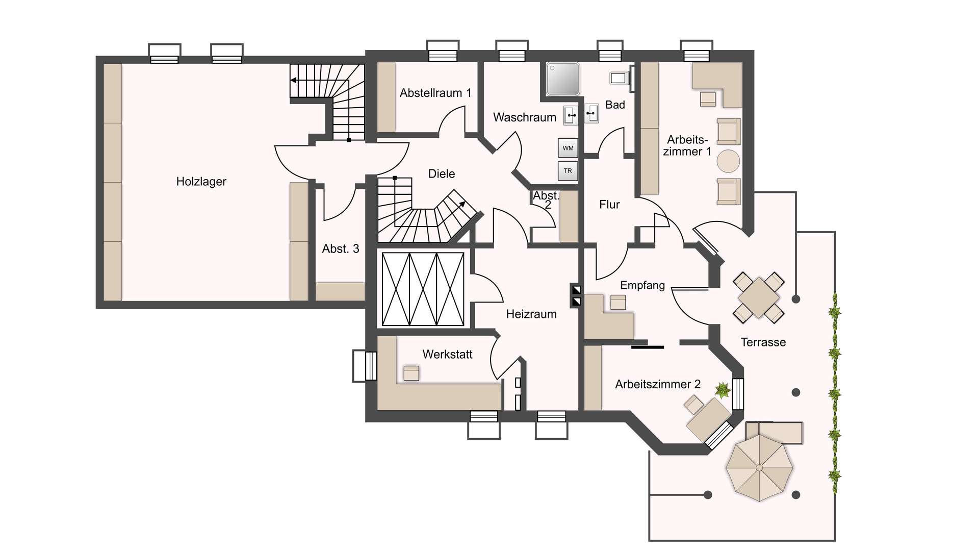 Grundriss Untergeschoss