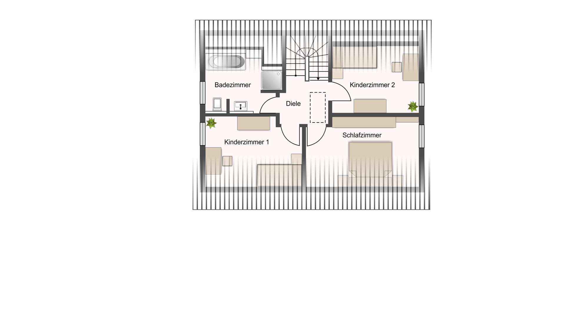 Grundriss Obergeschoss