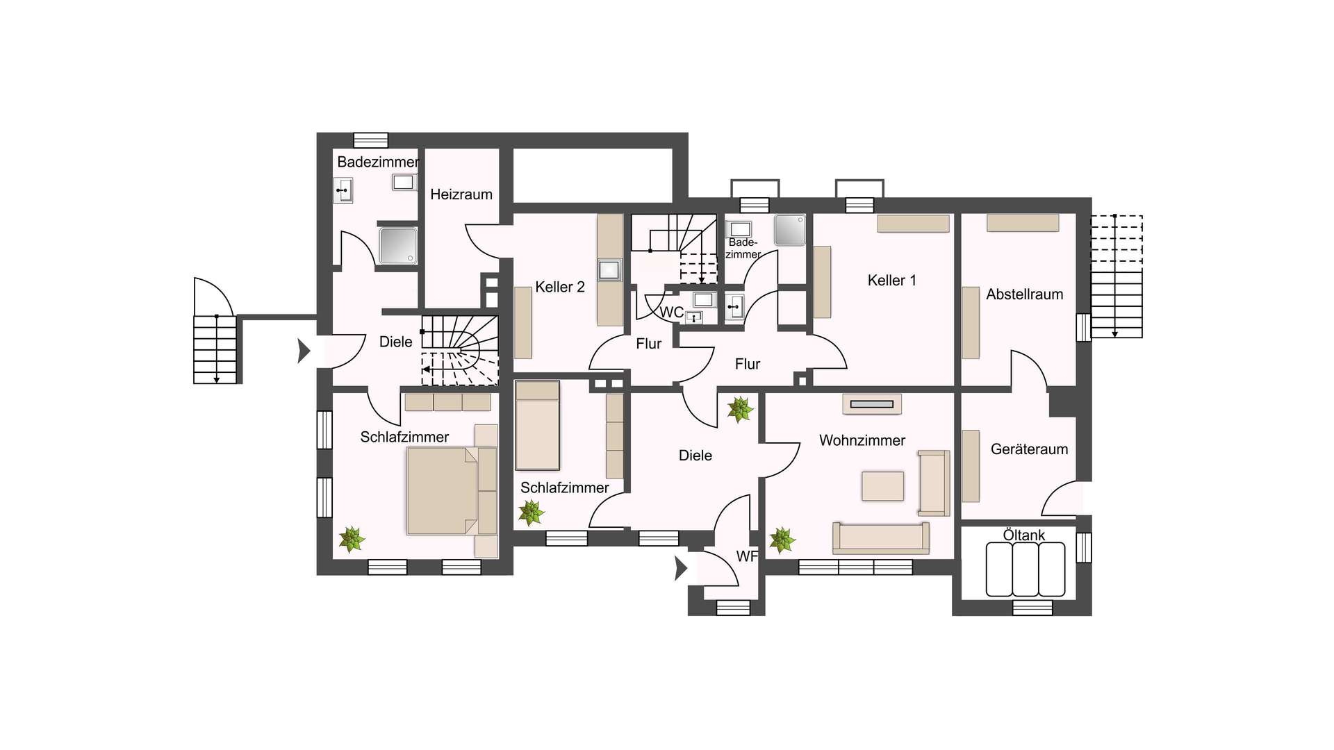 Grundriss Untergeschoss