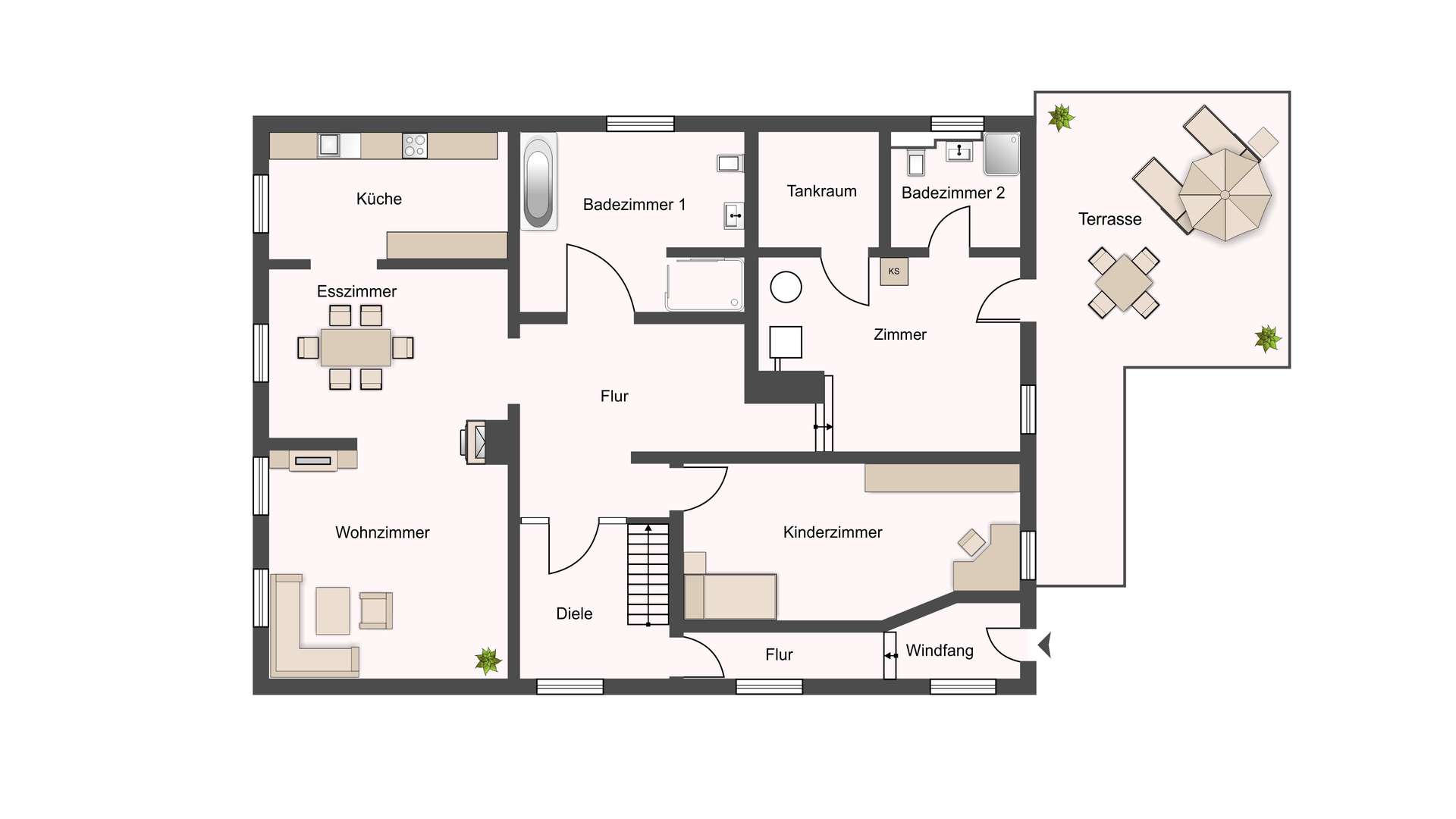 Grundriss Erdgeschoss