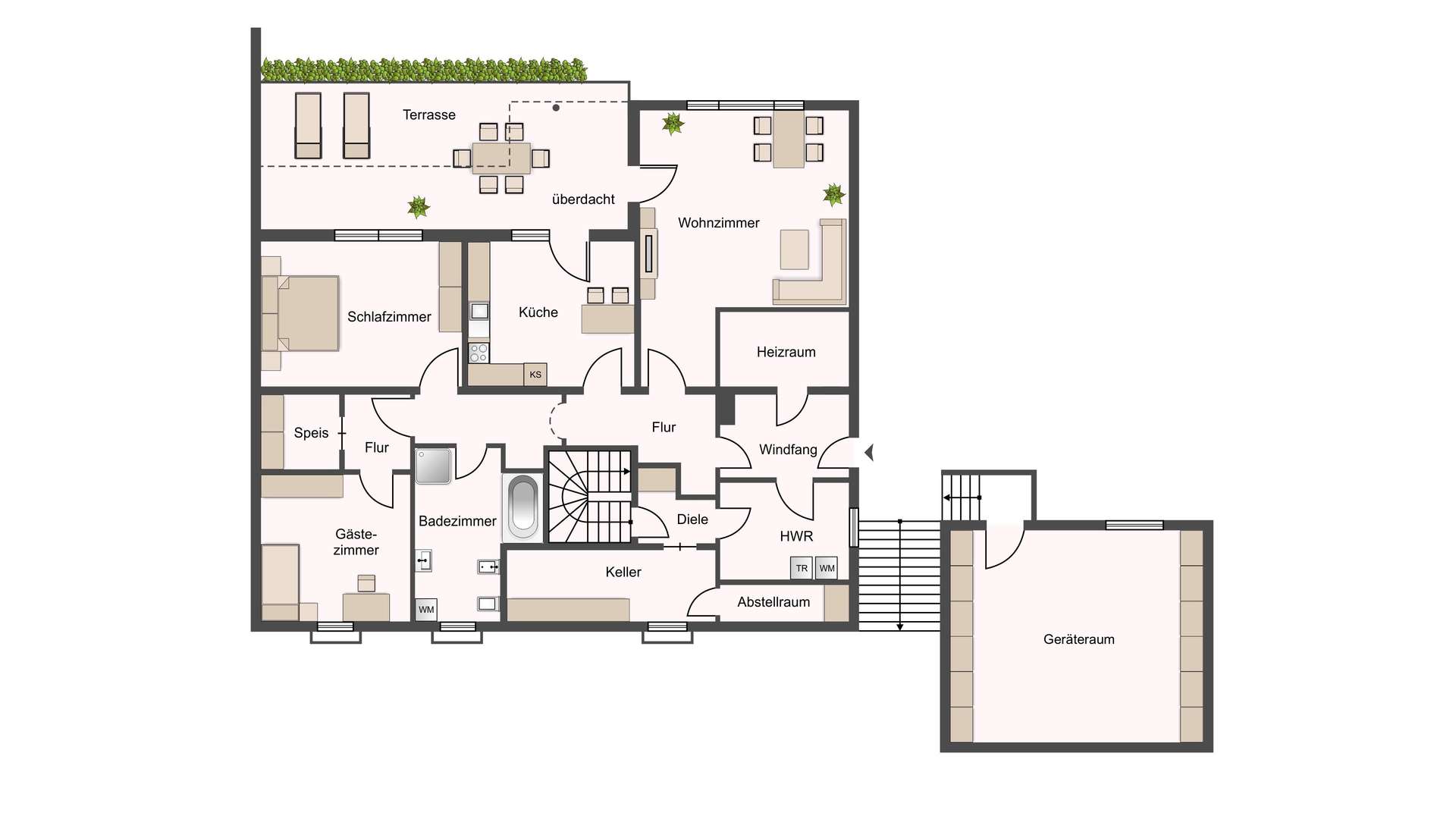 Grundriss Untergeschoss