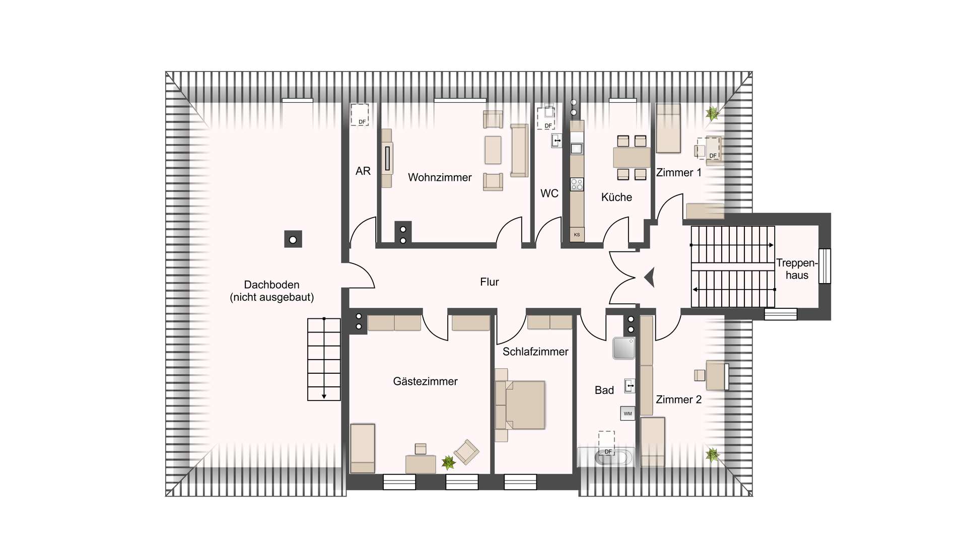 Grundriss Dachgeschoss