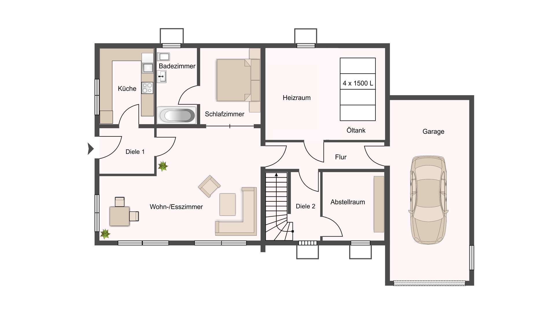 Grundriss Untergeschoss