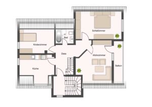 Grundriss 1. Obergeschoss