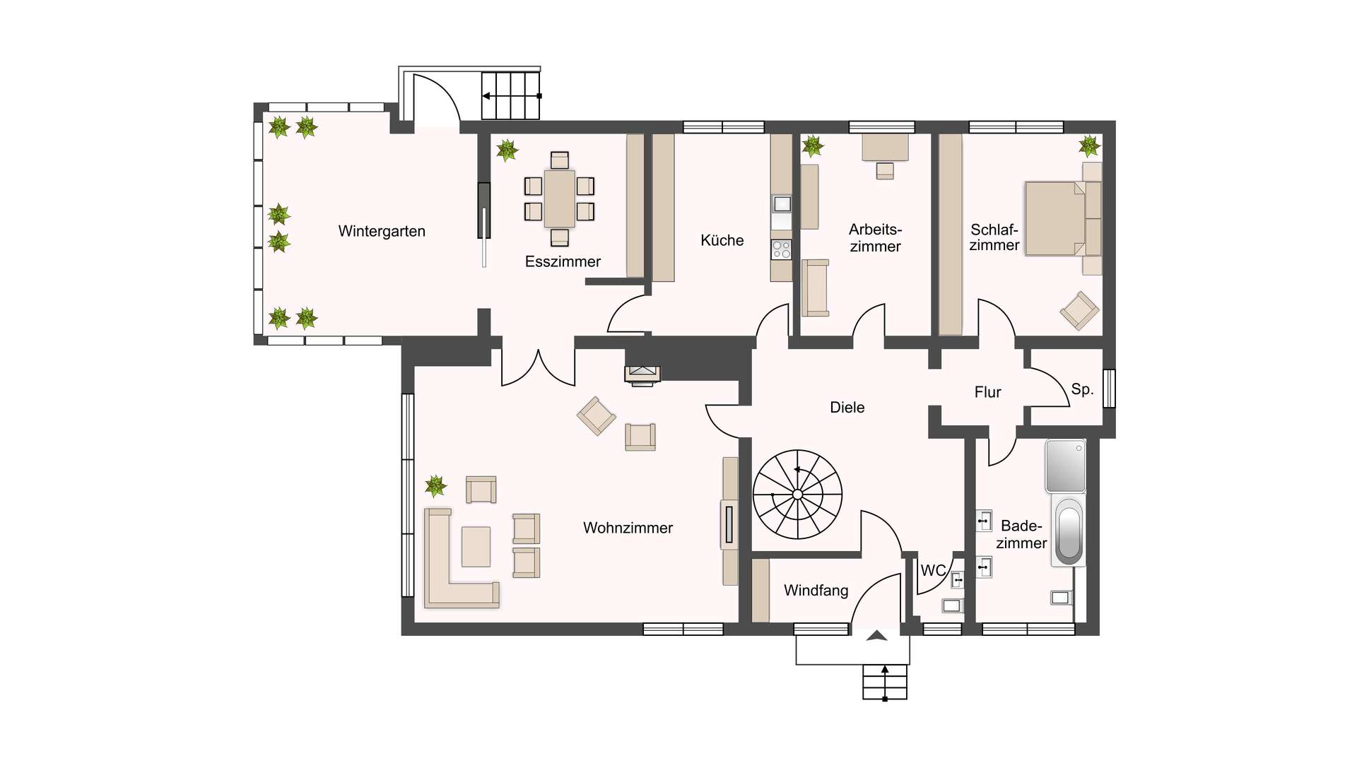 Grundriss Erdgeschoss