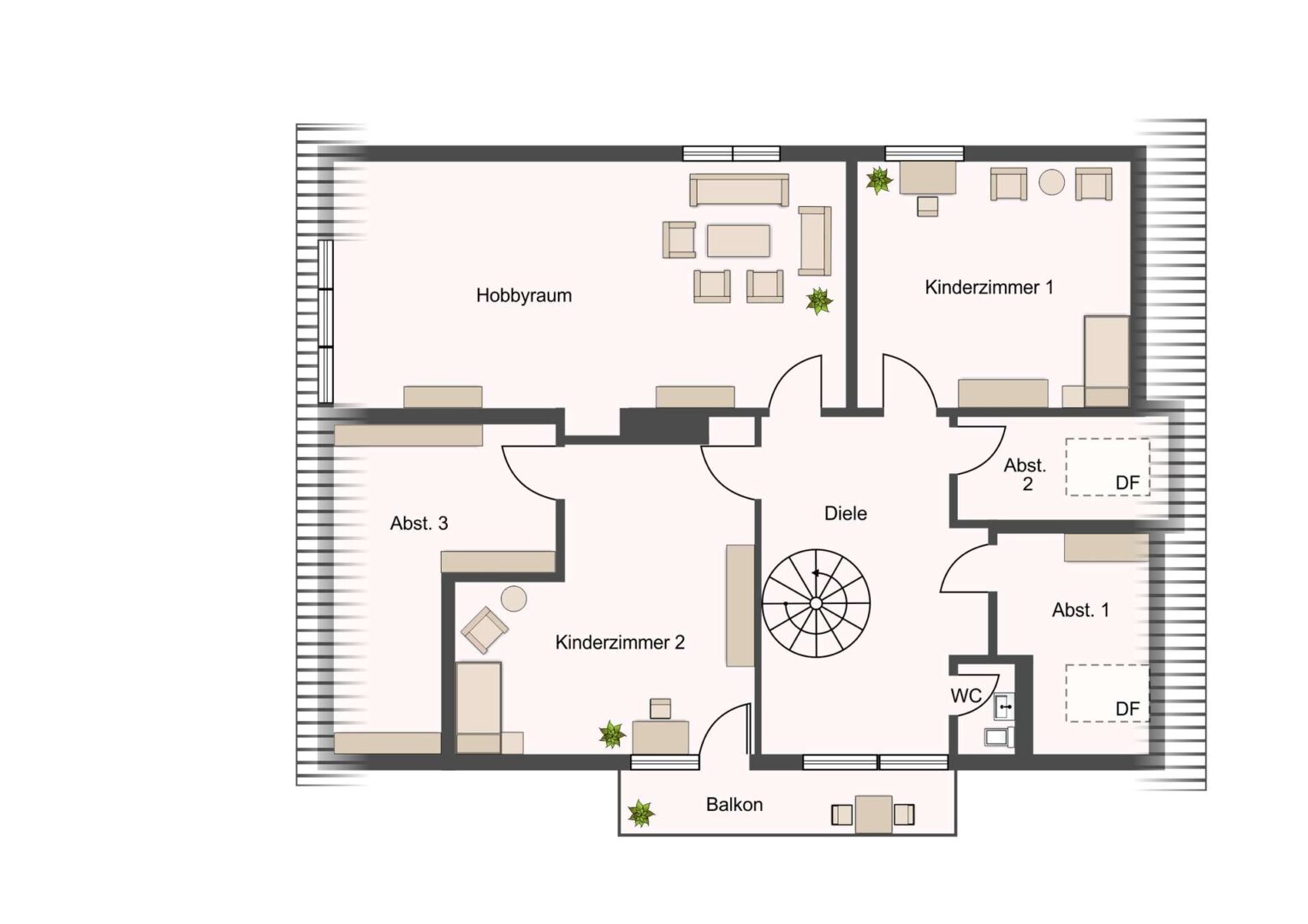 Grundriss Dachgeschoss
