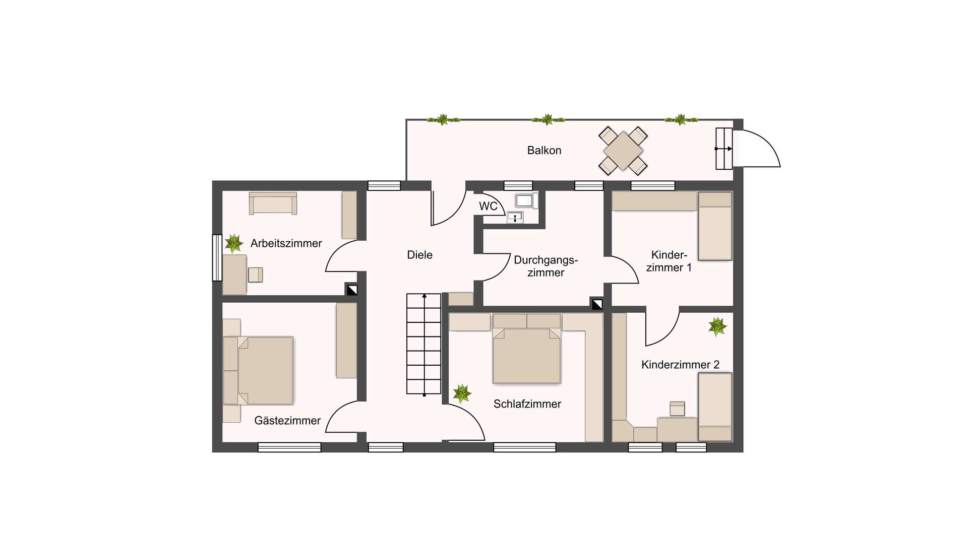 Grundriss 1. Obergeschoss