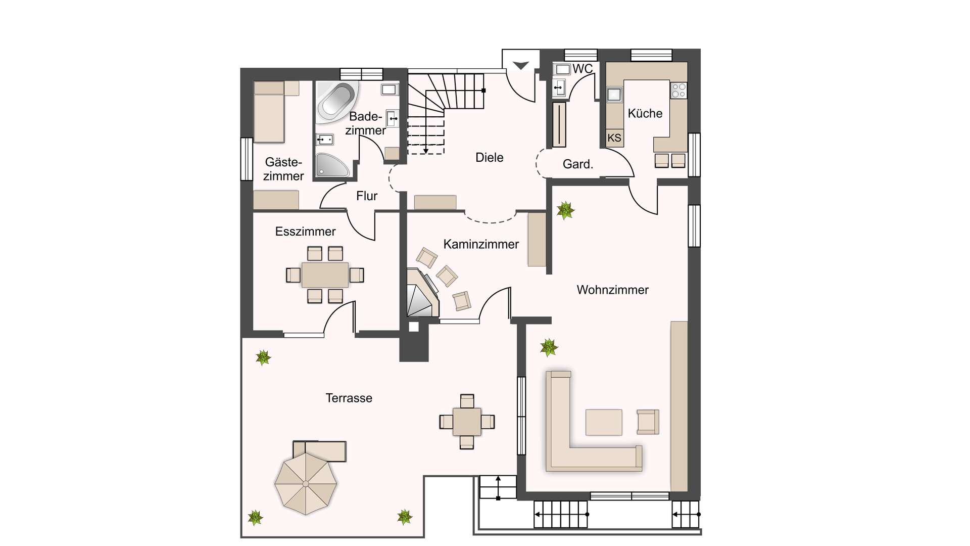 Grundriss Erdgeschoss