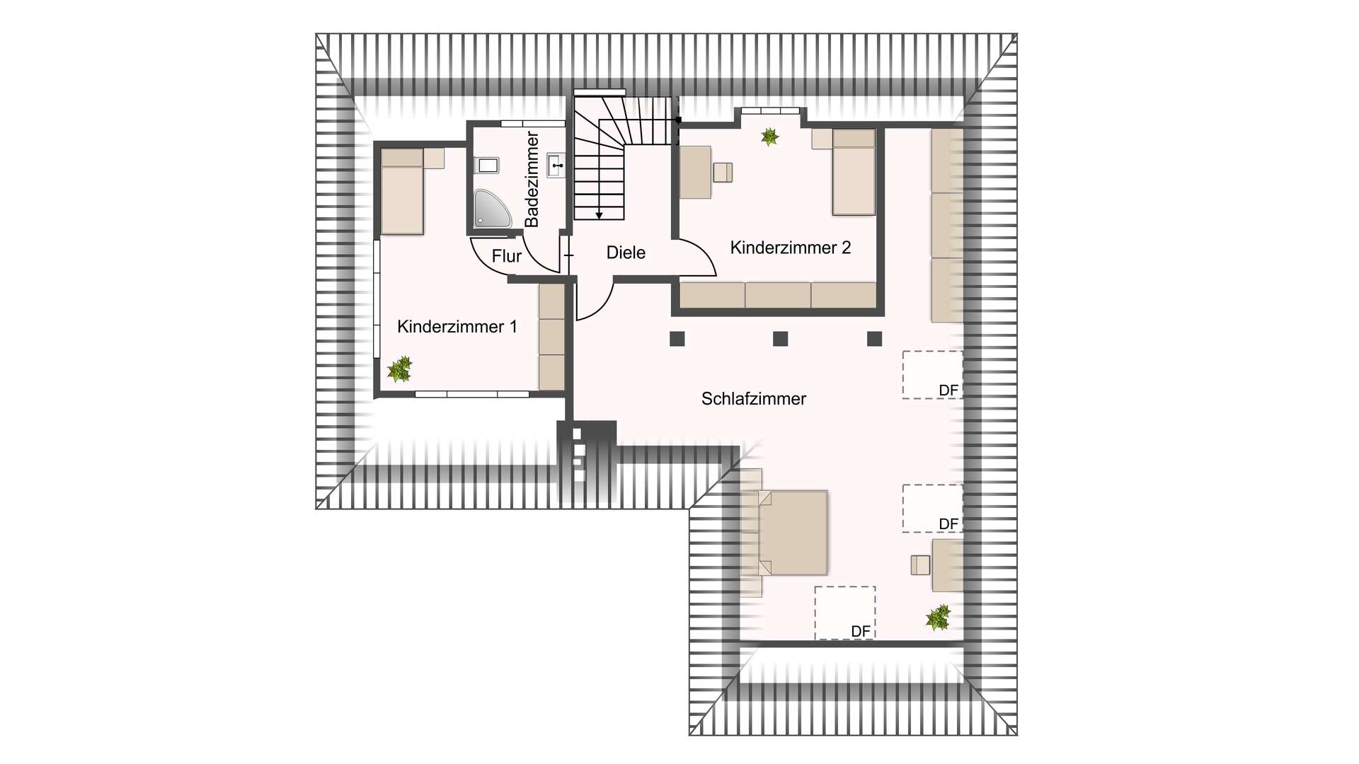 Grundriss Dachgeschoss