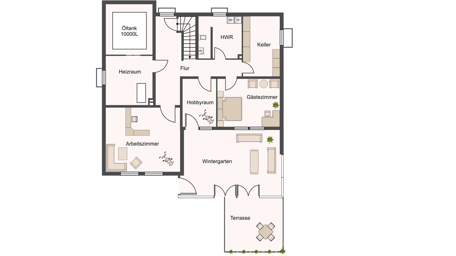 Grundriss Untergeschoss