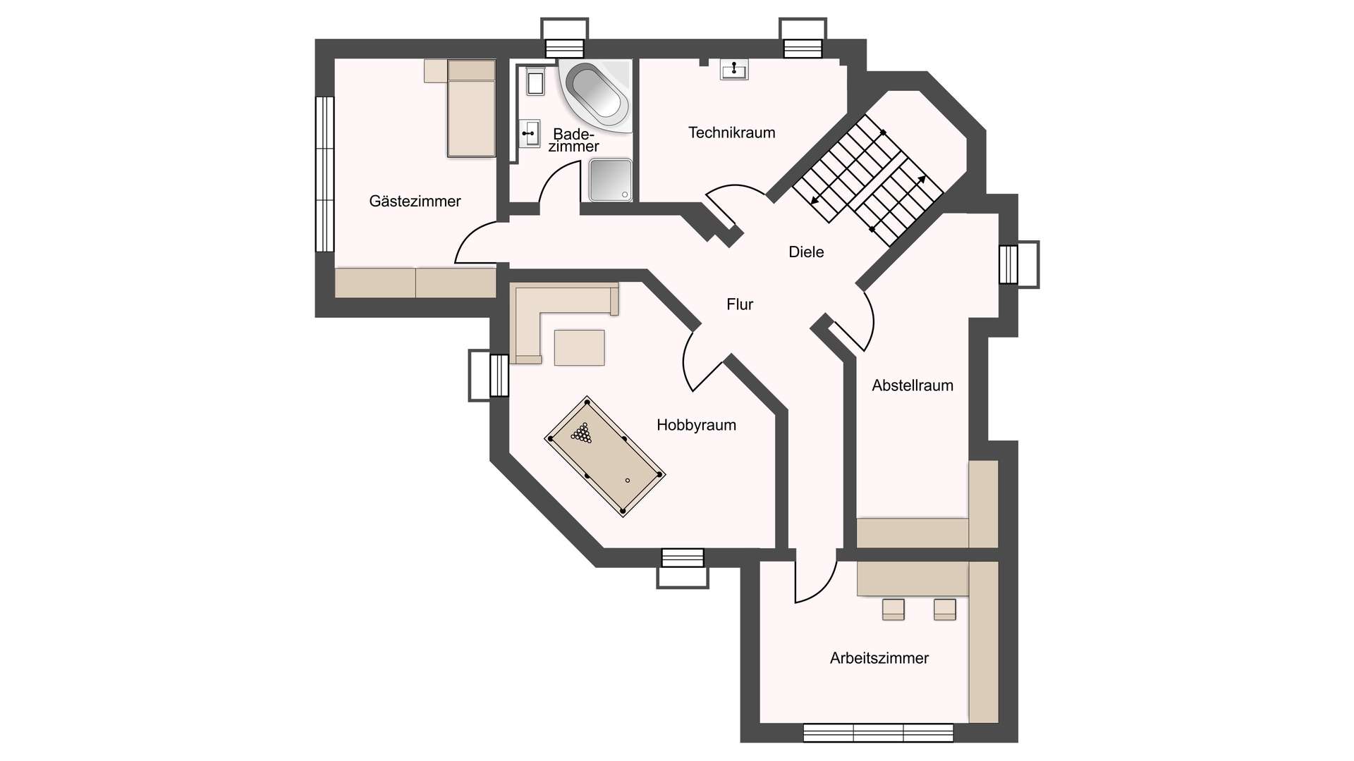 Grundriss Untergeschoss