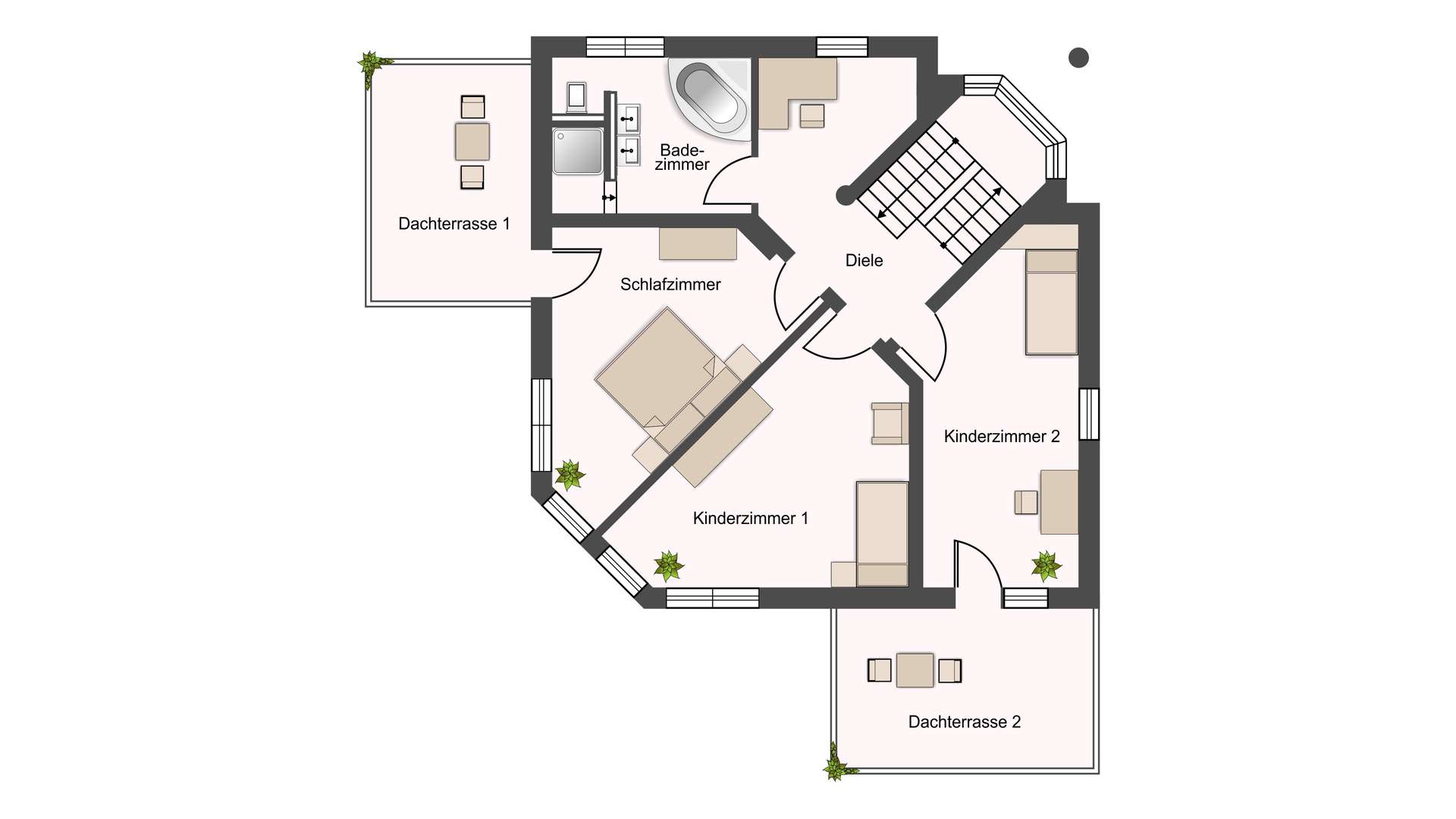 Grundriss 1. Obergeschoss