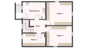 Grundriss Kellergeschoss