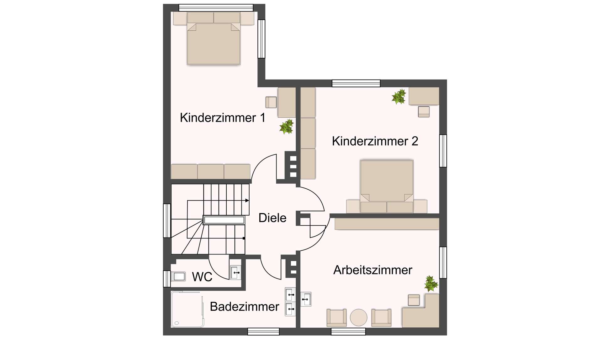 Grundriss 1. Obergeschoss