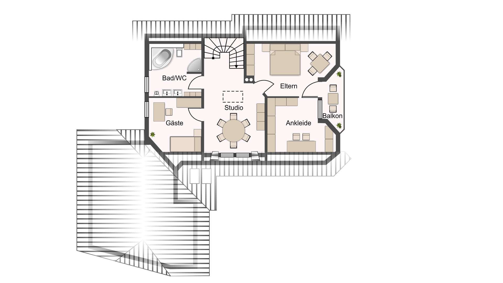 Grundriss Dachgeschoss