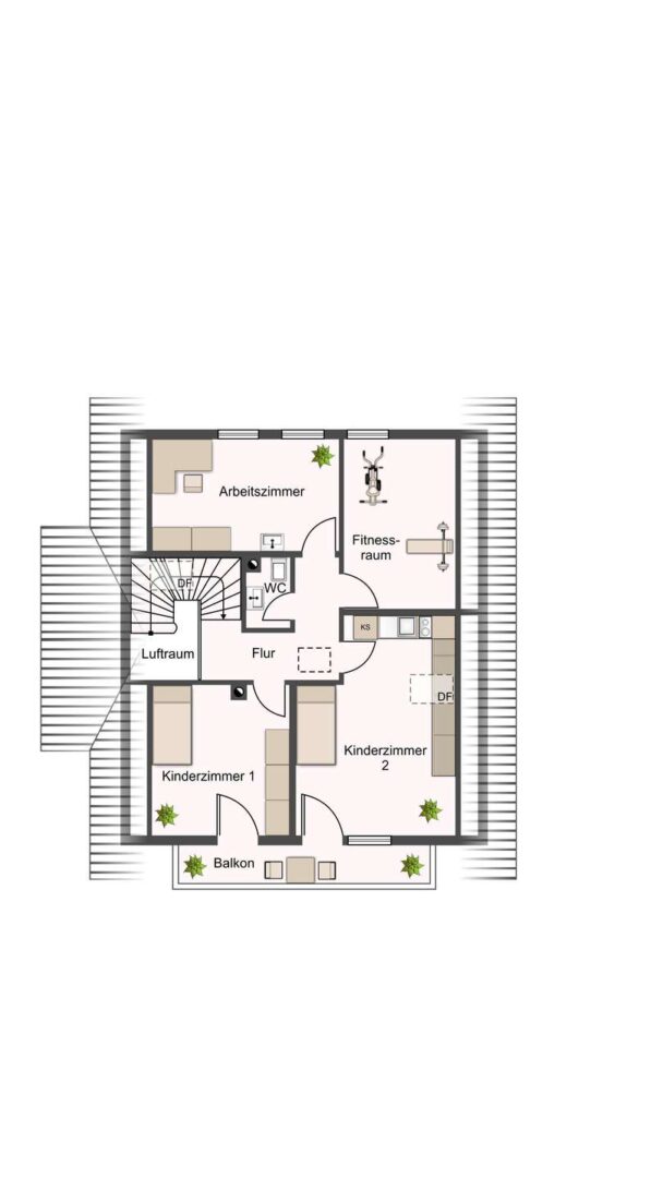 Grundriss Obergeschoss