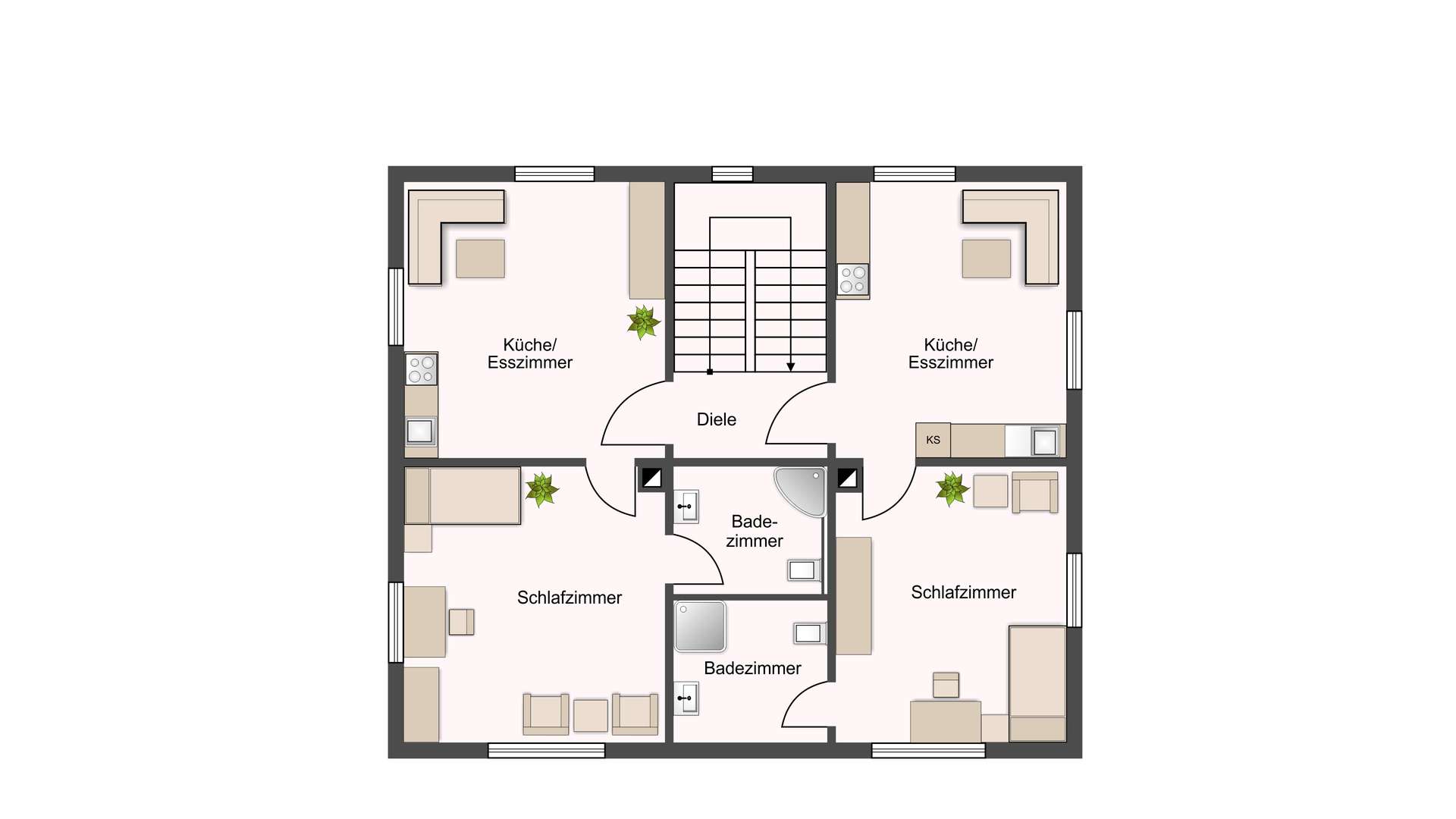 Grundriss Obergeschoss