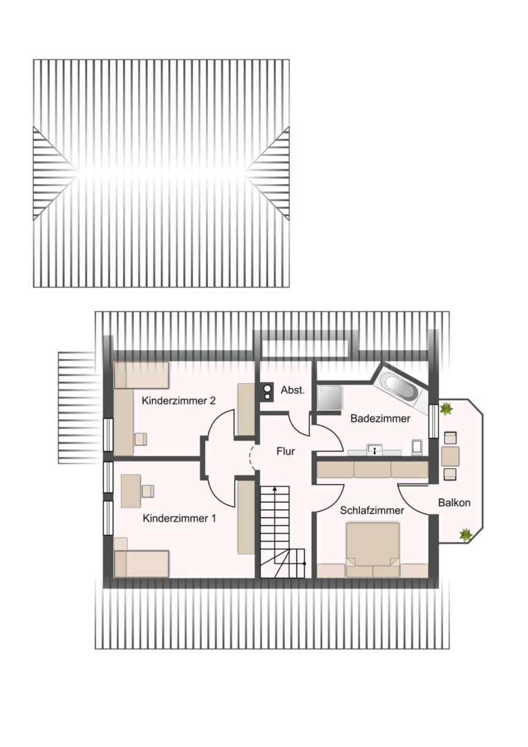 Grundriss Obergeschoss