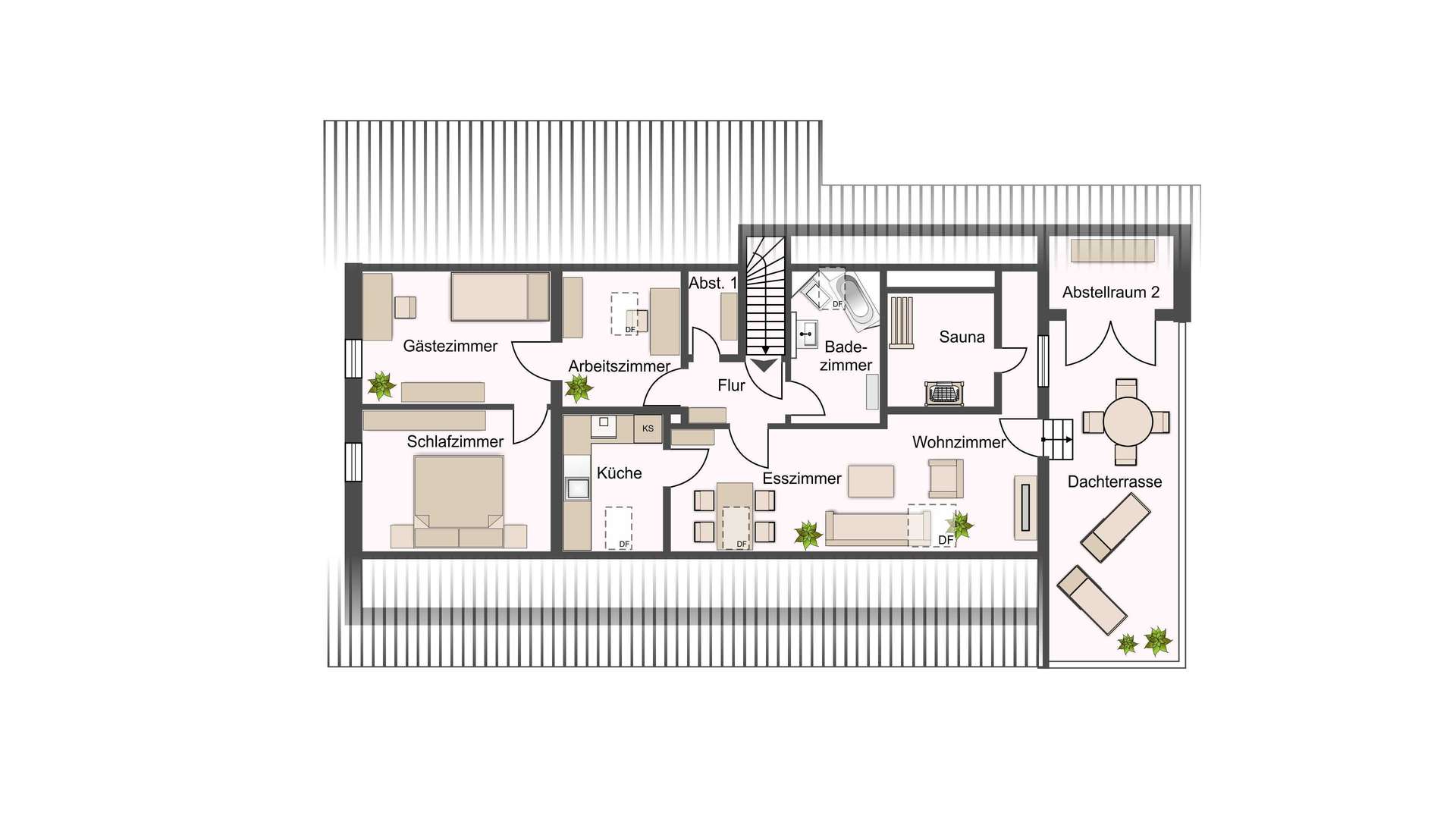 Grundriss Obergeschoss