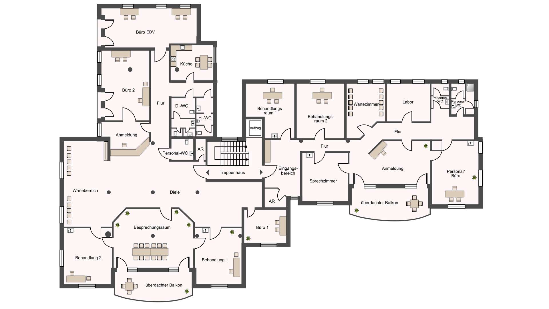 Grundriss 1. Obergeschoss