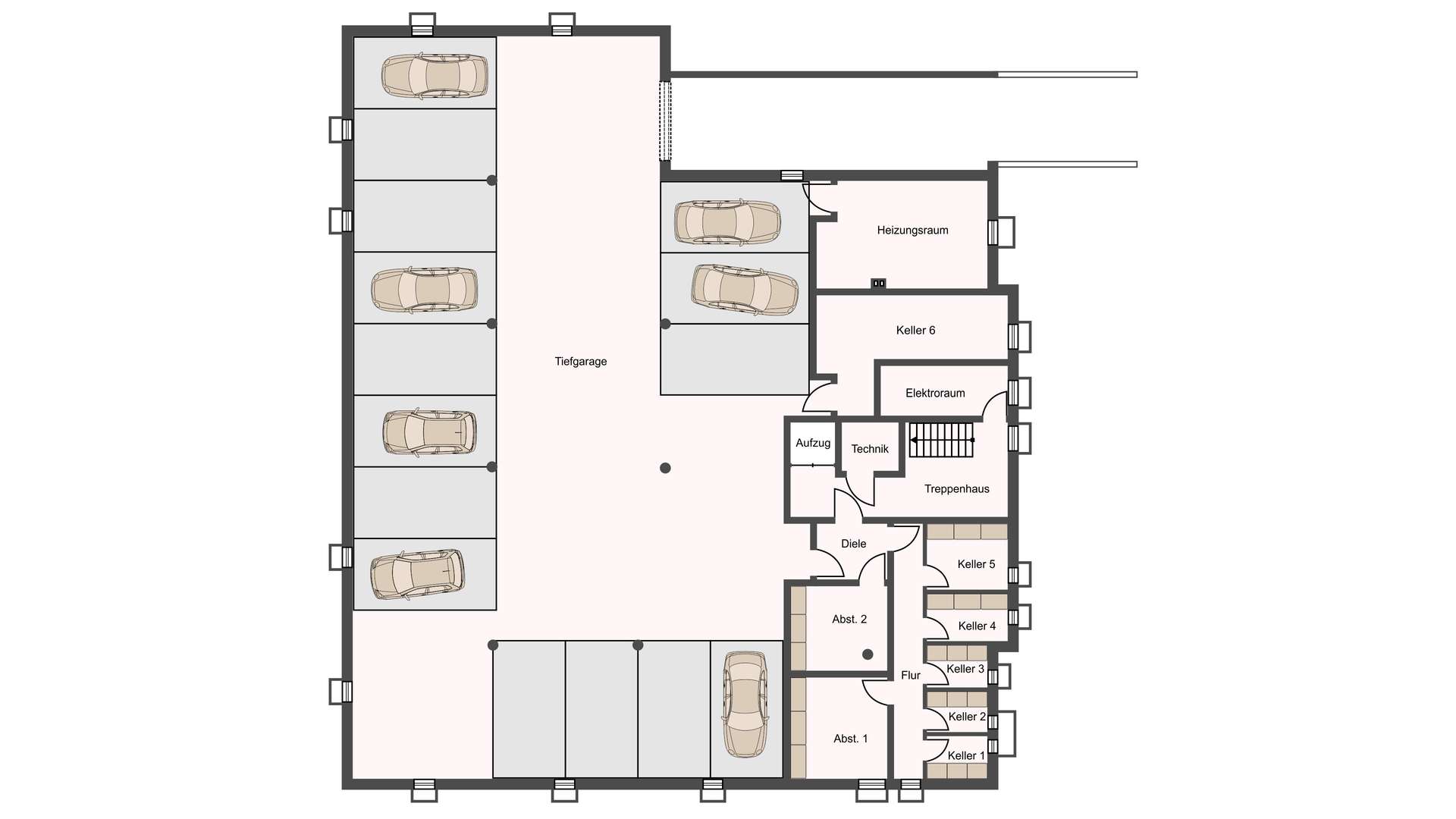 Grundriss Kellergeschoss
