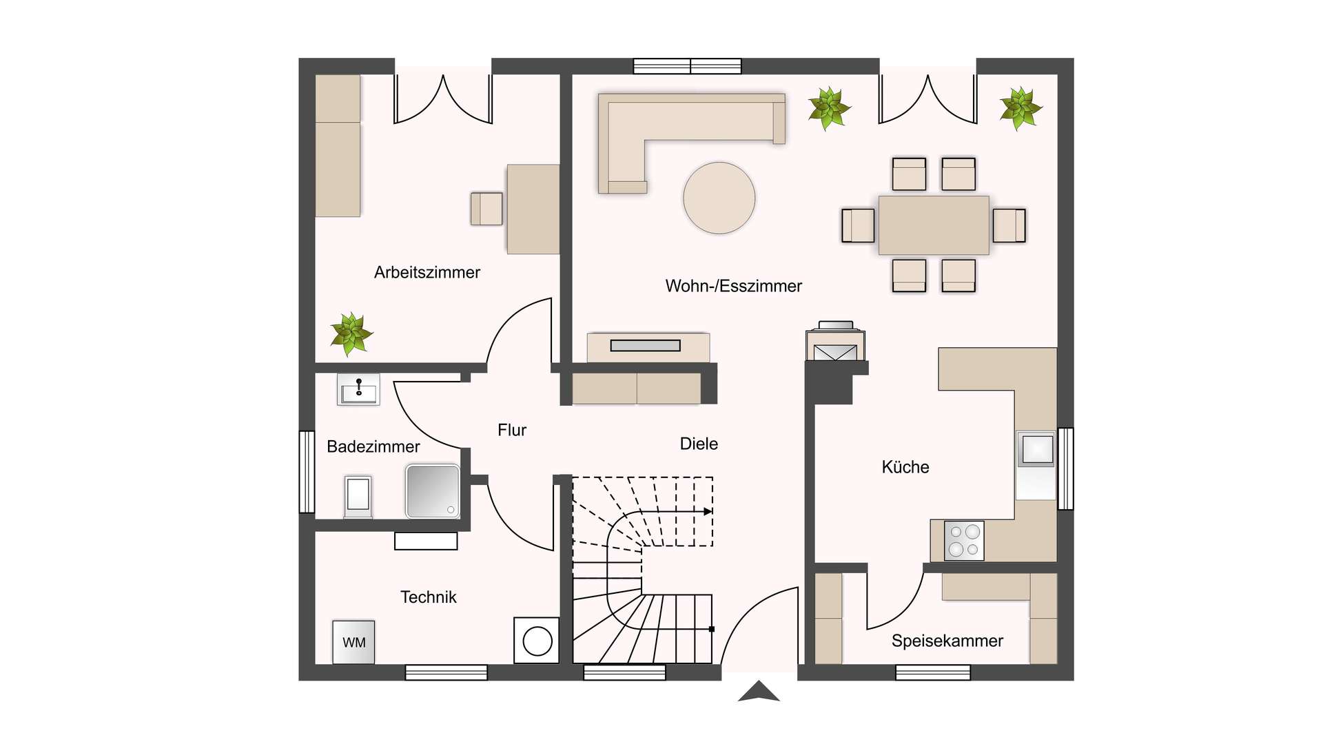 Grundriss Erdgeschoss