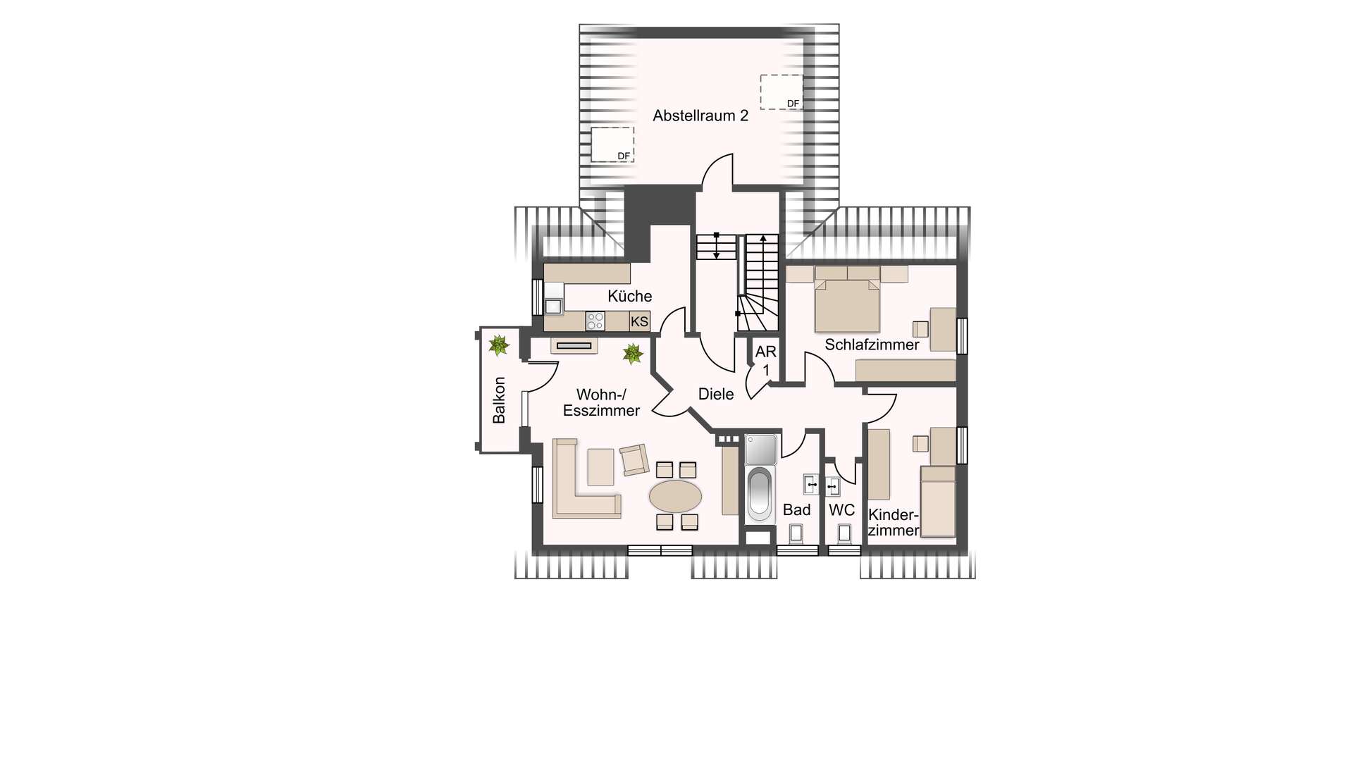 Grundriss Dachgeschoss